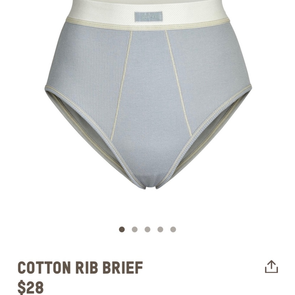 SKIMS cotton rib brief